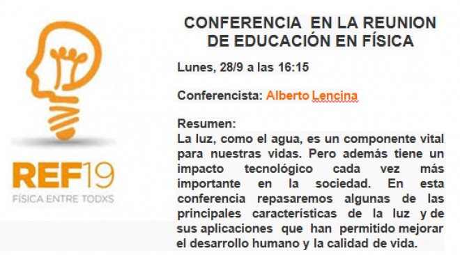 Conferencia en la reunión de educación en física